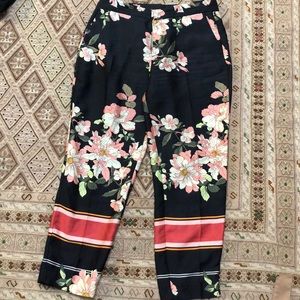 Zara faux silk pants